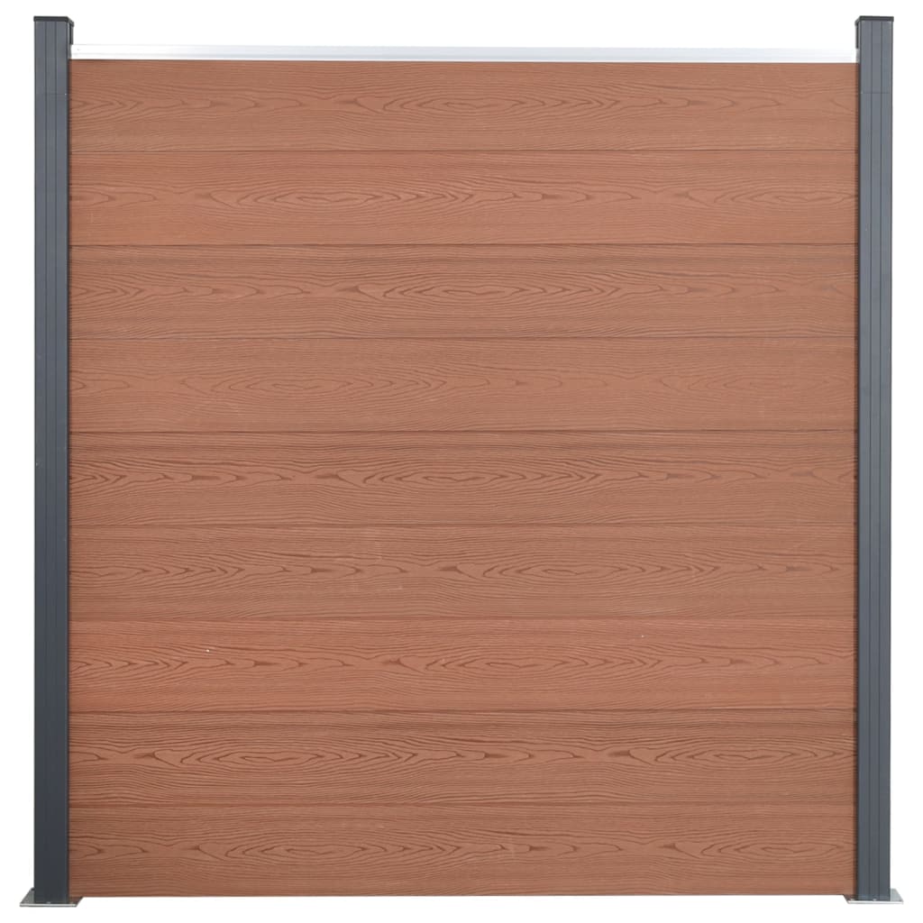 Schuttingpaneelset 872x186 cm HKC bruin is nu te koop bij PeponiXL, paradijselijk wonen!