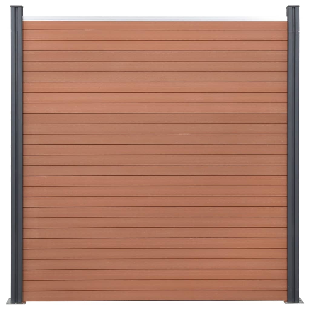 Schuttingpaneelset 872x186 cm HKC bruin is nu te koop bij PeponiXL, paradijselijk wonen!