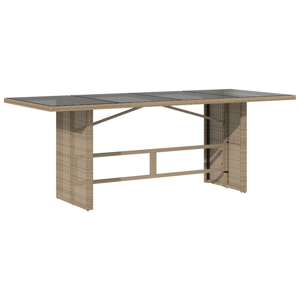 7-delige Tuinset met kussens poly rattan beige is nu te koop bij PeponiXL, paradijselijk wonen!
