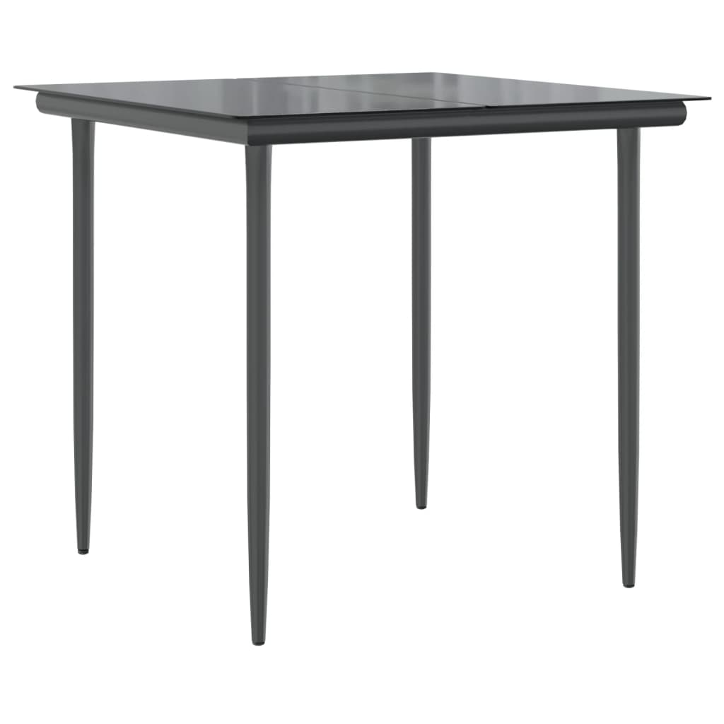 3-delige Tuinset met kussens poly rattan zwart is nu te koop bij PeponiXL, paradijselijk wonen!