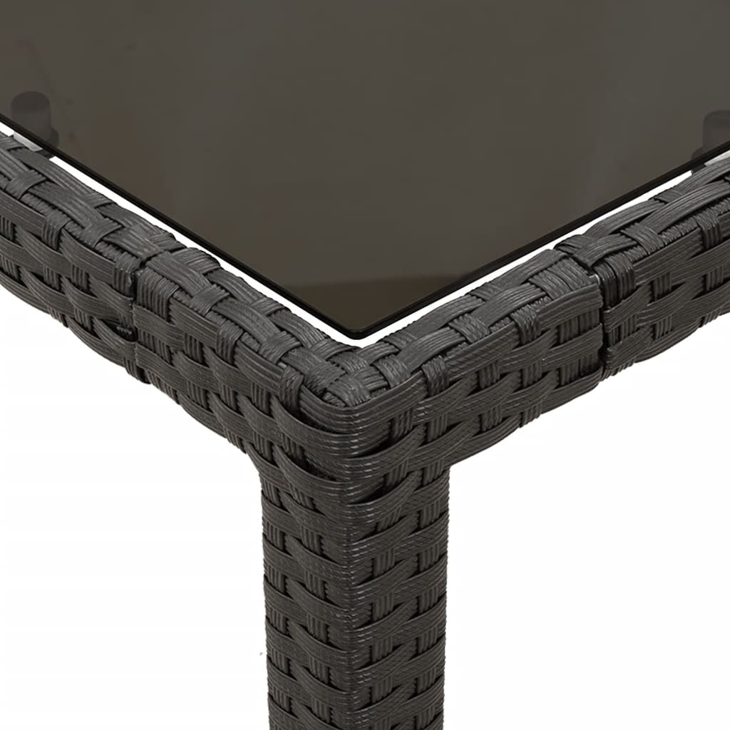 5-delige Tuinset met kussens poly rattan zwart is nu te koop bij PeponiXL, paradijselijk wonen!