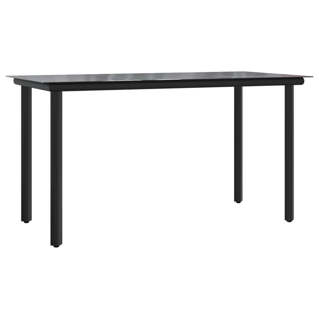 9-delige Tuinset poly rattan zwart is nu te koop bij PeponiXL, paradijselijk wonen!
