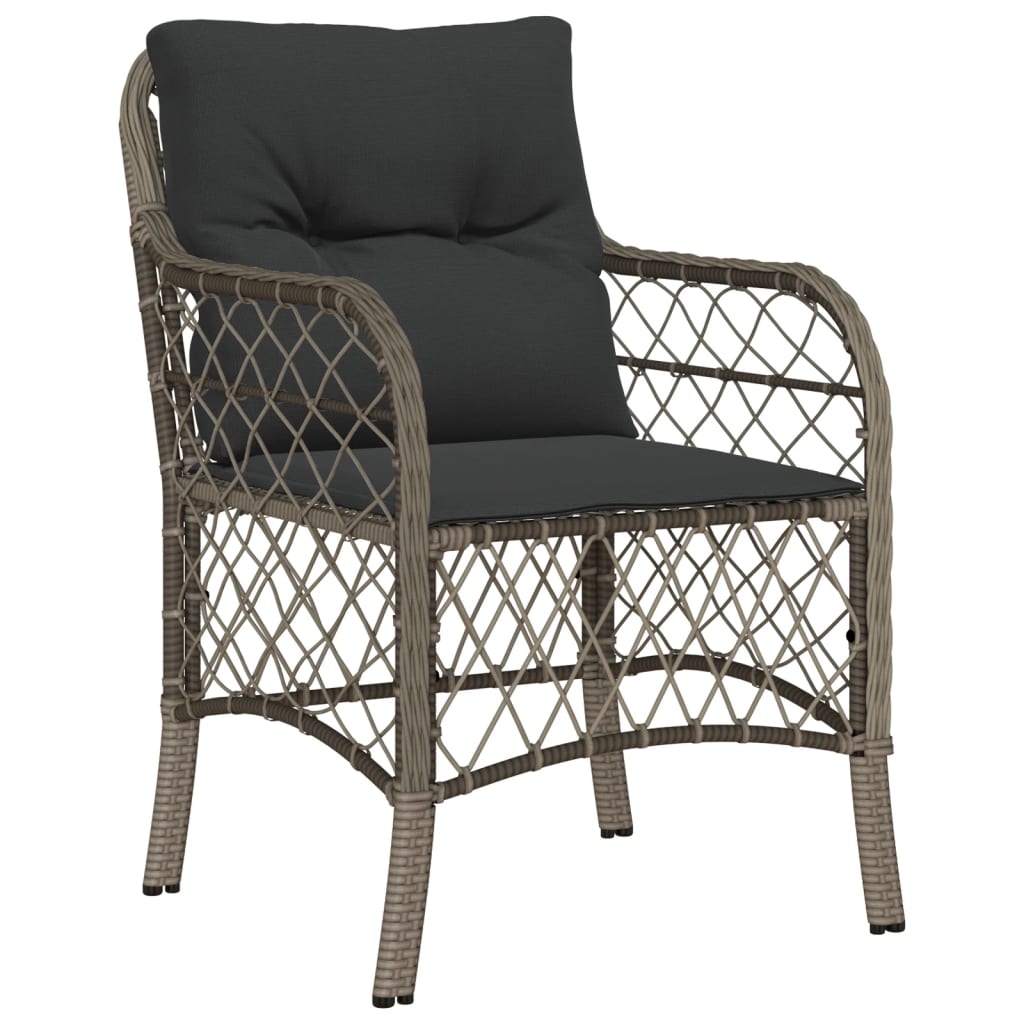 5-delige Tuinset met kussens poly rattan grijs is nu te koop bij PeponiXL, paradijselijk wonen!