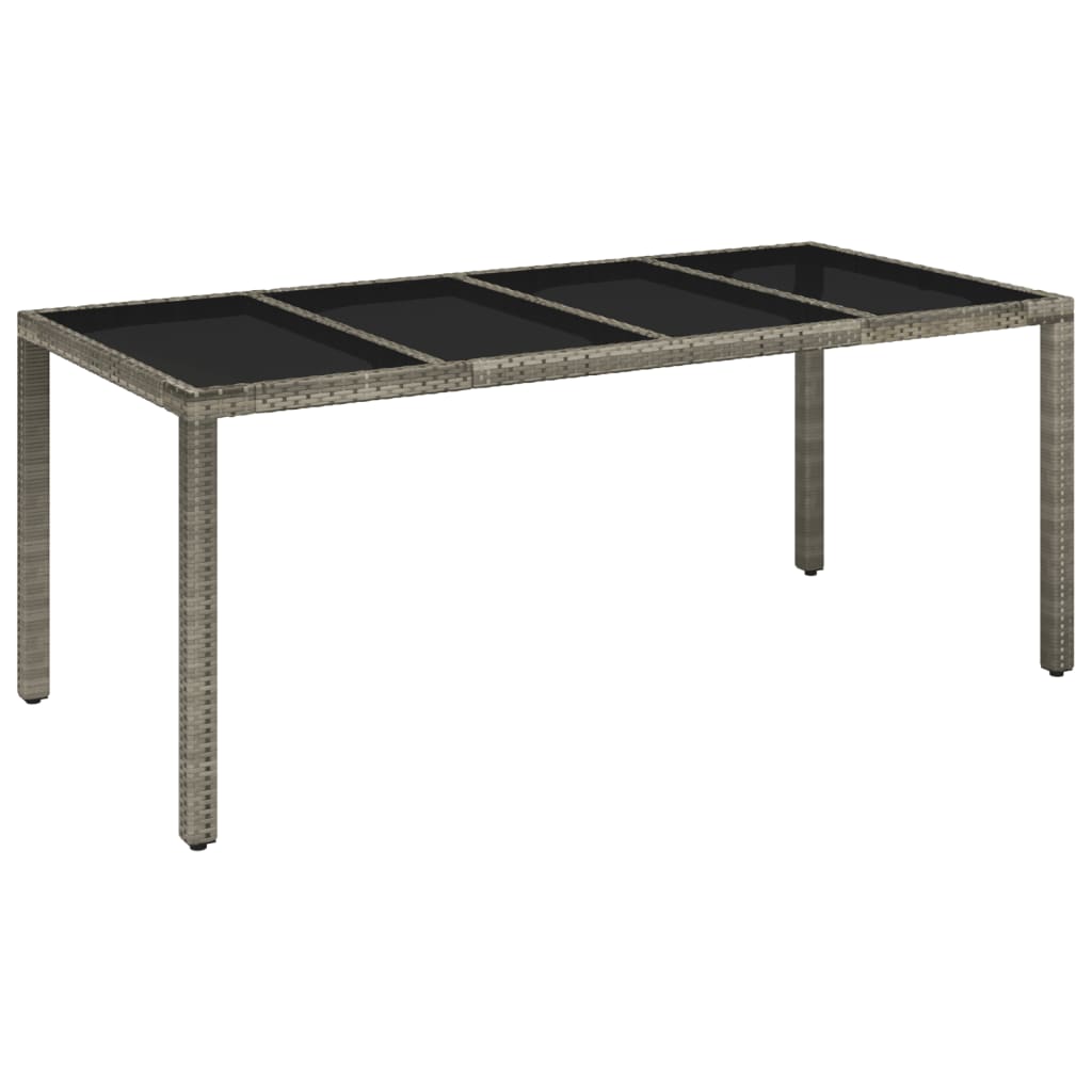 7-delige Tuinset met kussens poly rattan grijs is nu te koop bij PeponiXL, paradijselijk wonen!