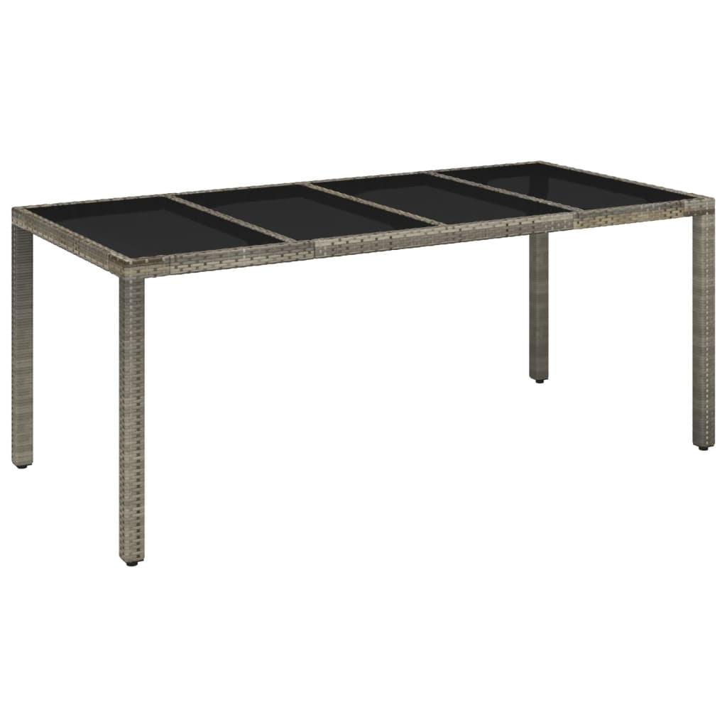 9-delige Tuinset met kussens poly rattan grijs is nu te koop bij PeponiXL, paradijselijk wonen!