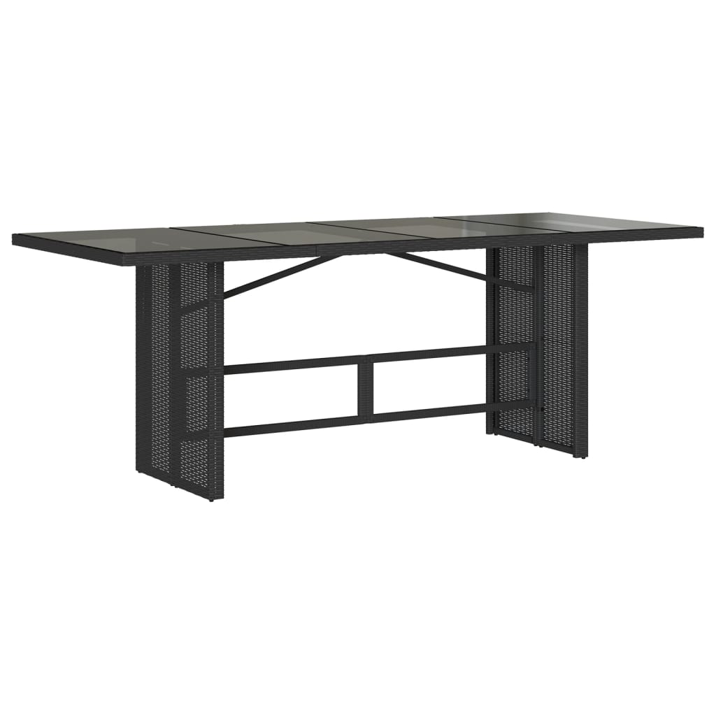 7-delige Tuinset met kussens poly rattan zwart is nu te koop bij PeponiXL, paradijselijk wonen!