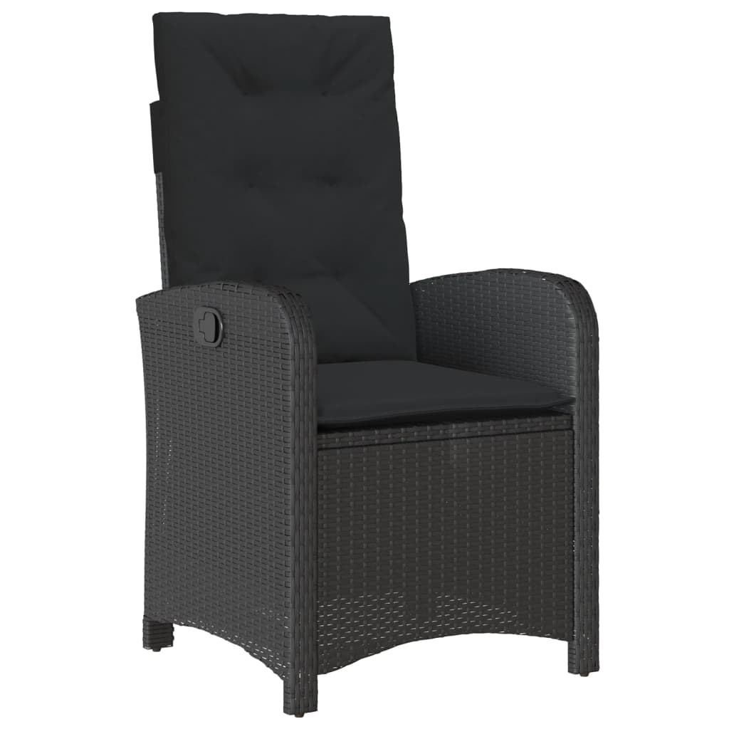 9-delige Tuinset poly rattan zwart is nu te koop bij PeponiXL, paradijselijk wonen!