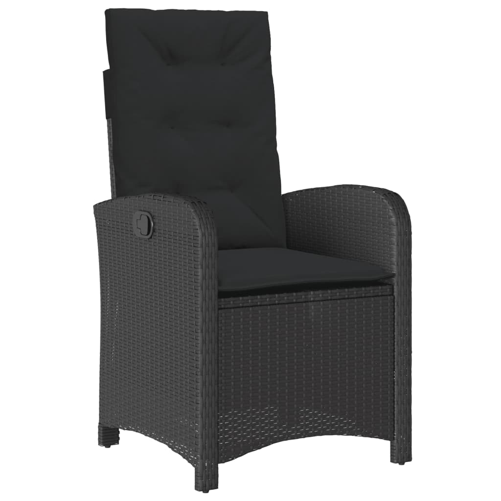 9-delige Tuinset poly rattan zwart is nu te koop bij PeponiXL, paradijselijk wonen!