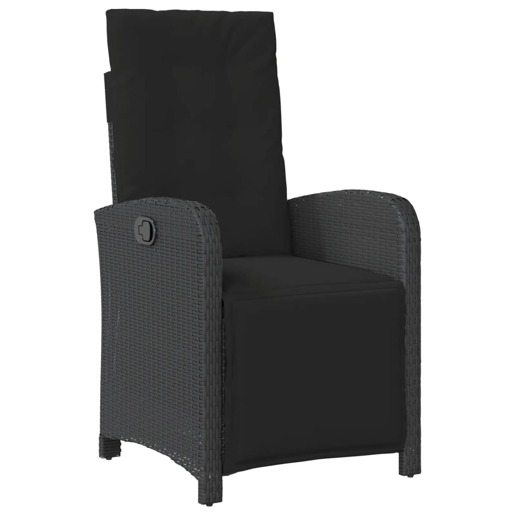 7-delige Tuinset met kussens poly rattan zwart is nu te koop bij PeponiXL, paradijselijk wonen!