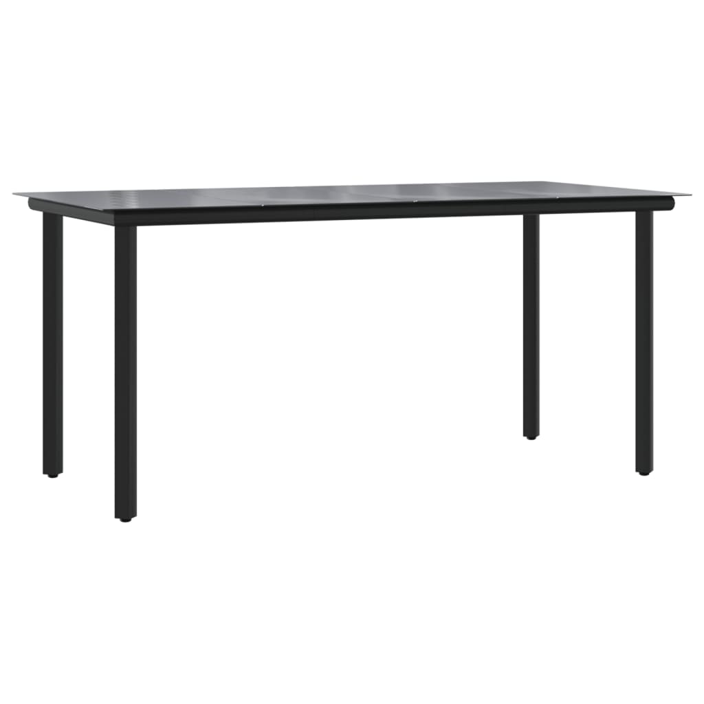 5-delige Tuinset met kussens poly rattan zwart is nu te koop bij PeponiXL, paradijselijk wonen!