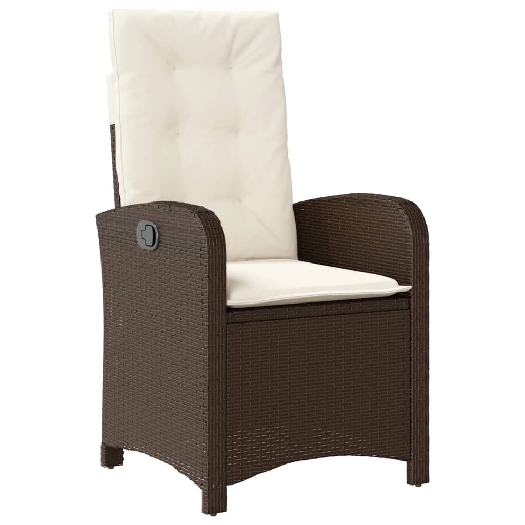 3-delige Tuinset met kussens poly rattan bruin is nu te koop bij PeponiXL, paradijselijk wonen!
