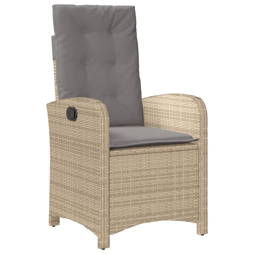 5-delige Tuinset met kussens poly rattan gemengd beige is nu te koop bij PeponiXL, paradijselijk wonen!