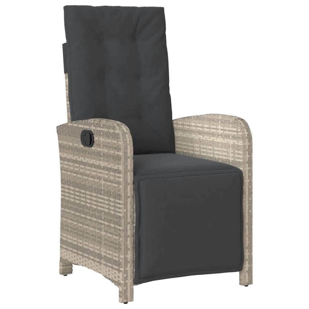 7-delige Tuinset met kussens poly rattan grijs is nu te koop bij PeponiXL, paradijselijk wonen!