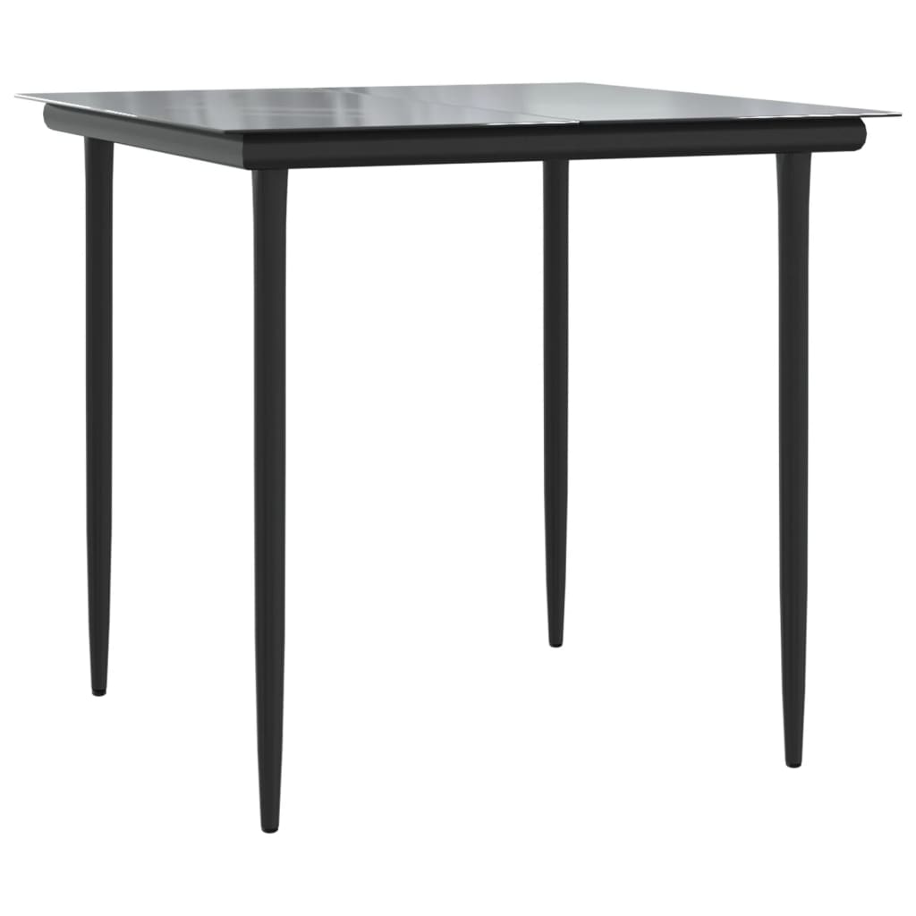 5-delige Tuinset met kussens poly rattan zwart is nu te koop bij PeponiXL, paradijselijk wonen!
