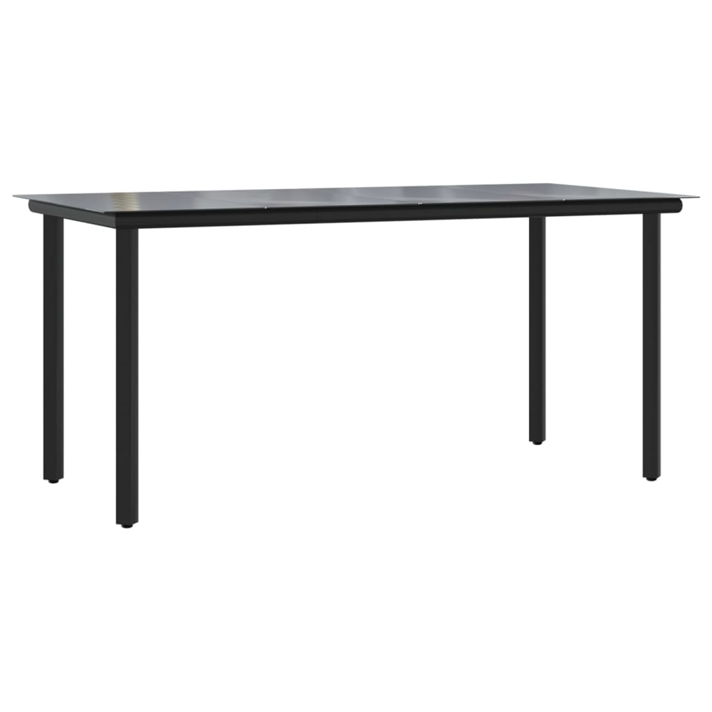 7-delige Tuinset met kussens poly rattan zwart is nu te koop bij PeponiXL, paradijselijk wonen!