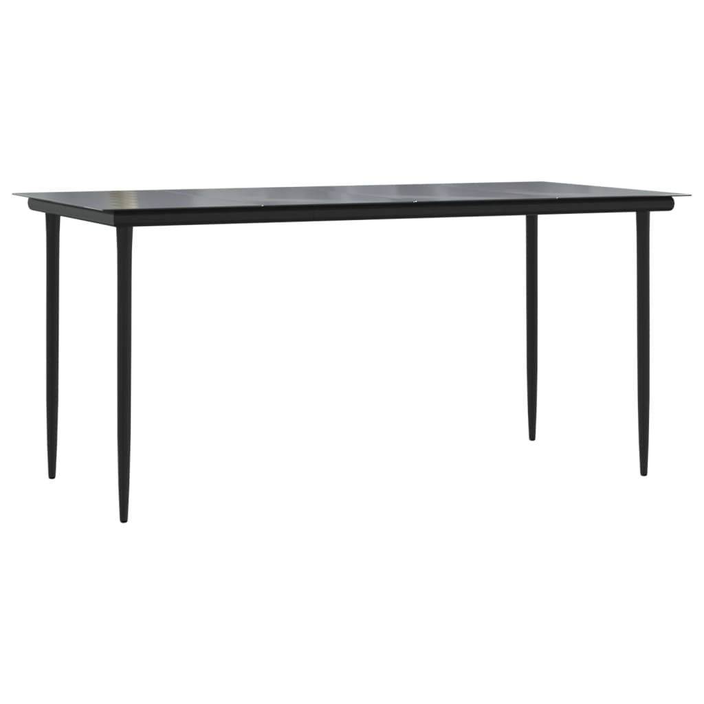 7-delige Tuinset met kussens poly rattan zwart is nu te koop bij PeponiXL, paradijselijk wonen!