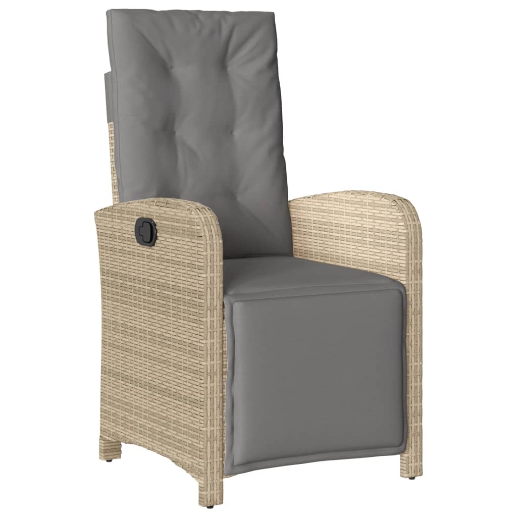 7-delige Tuinset met kussens poly rattan beige is nu te koop bij PeponiXL, paradijselijk wonen!