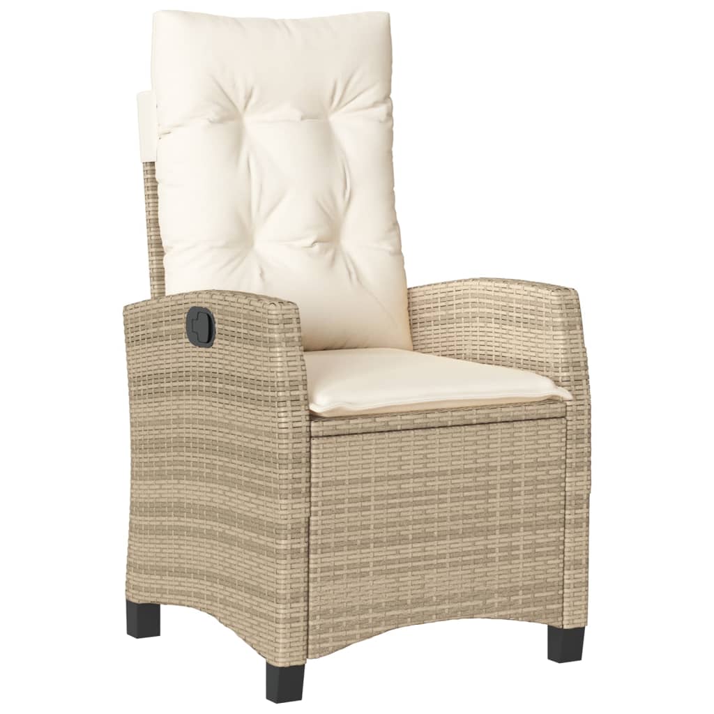 7-delige Tuinset met kussens poly rattan beige is nu te koop bij PeponiXL, paradijselijk wonen!