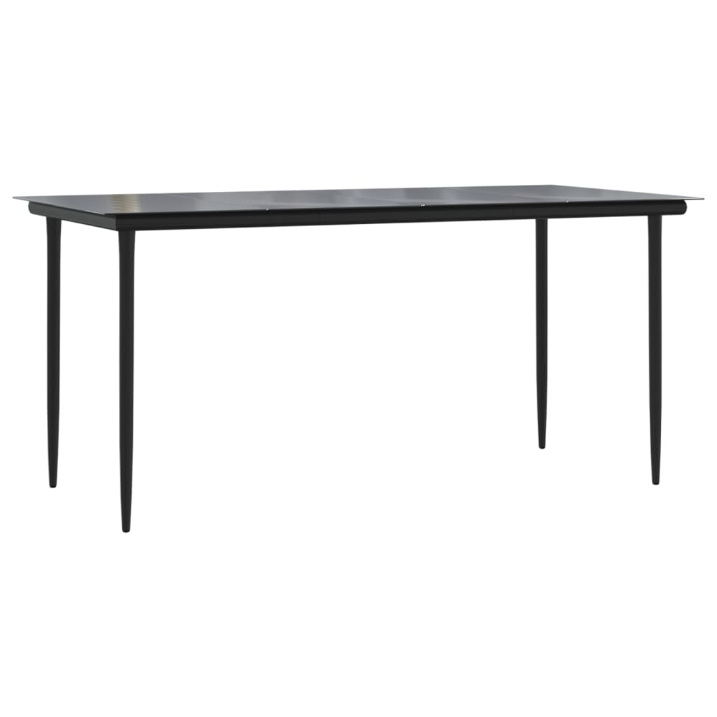 5-delige Tuinset met kussens poly rattan zwart is nu te koop bij PeponiXL, paradijselijk wonen!