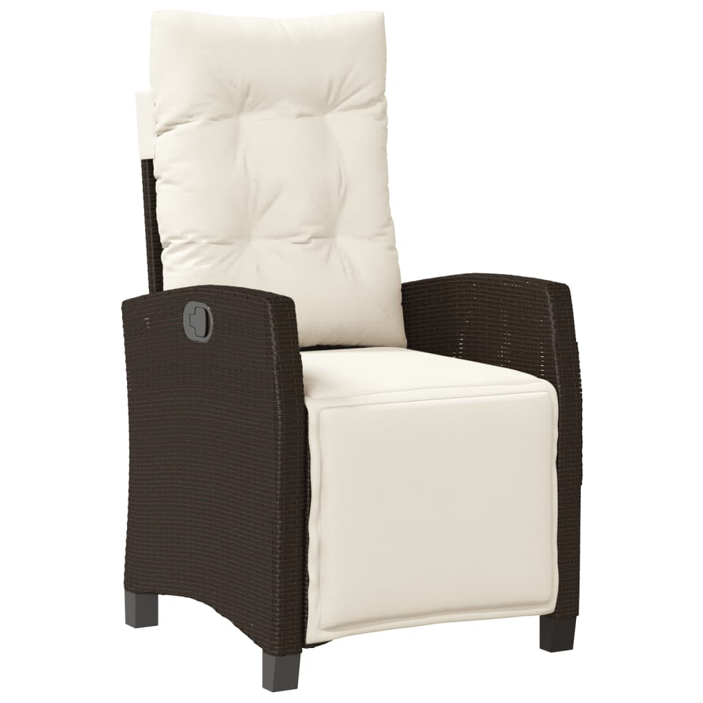 5-delige Tuinset met kussens poly rattan bruin is nu te koop bij PeponiXL, paradijselijk wonen!