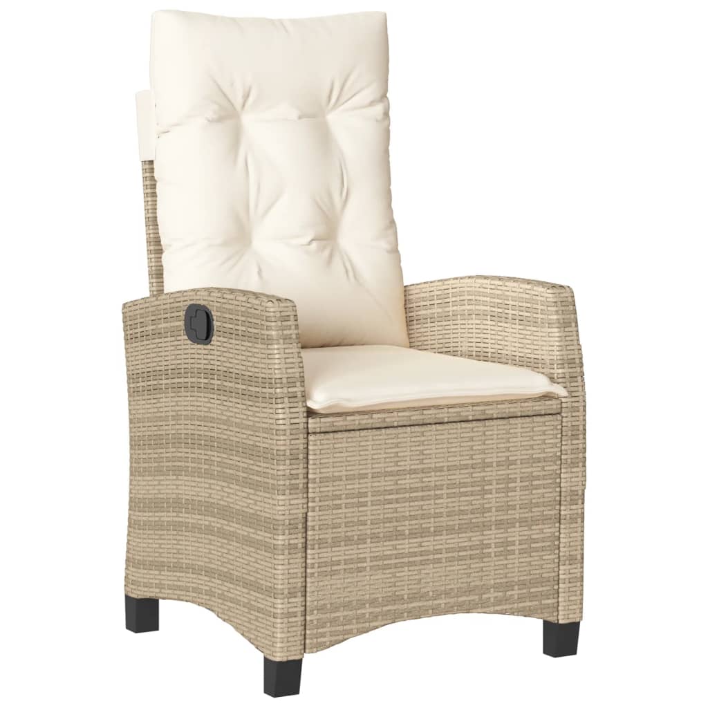 3-delige Tuinset met kussens poly rattan beige is nu te koop bij PeponiXL, paradijselijk wonen!