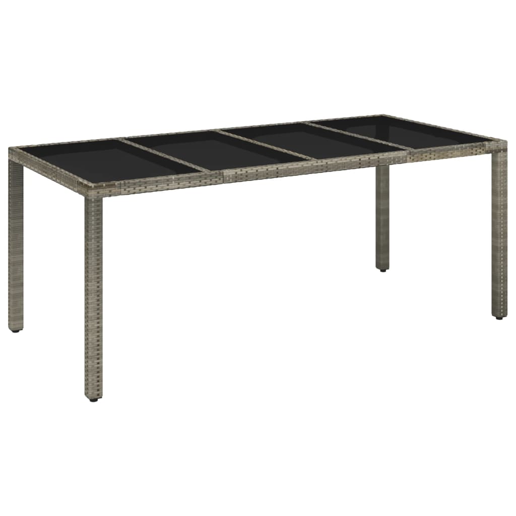 9-delige Tuinset met kussens poly rattan grijs is nu te koop bij PeponiXL, paradijselijk wonen!