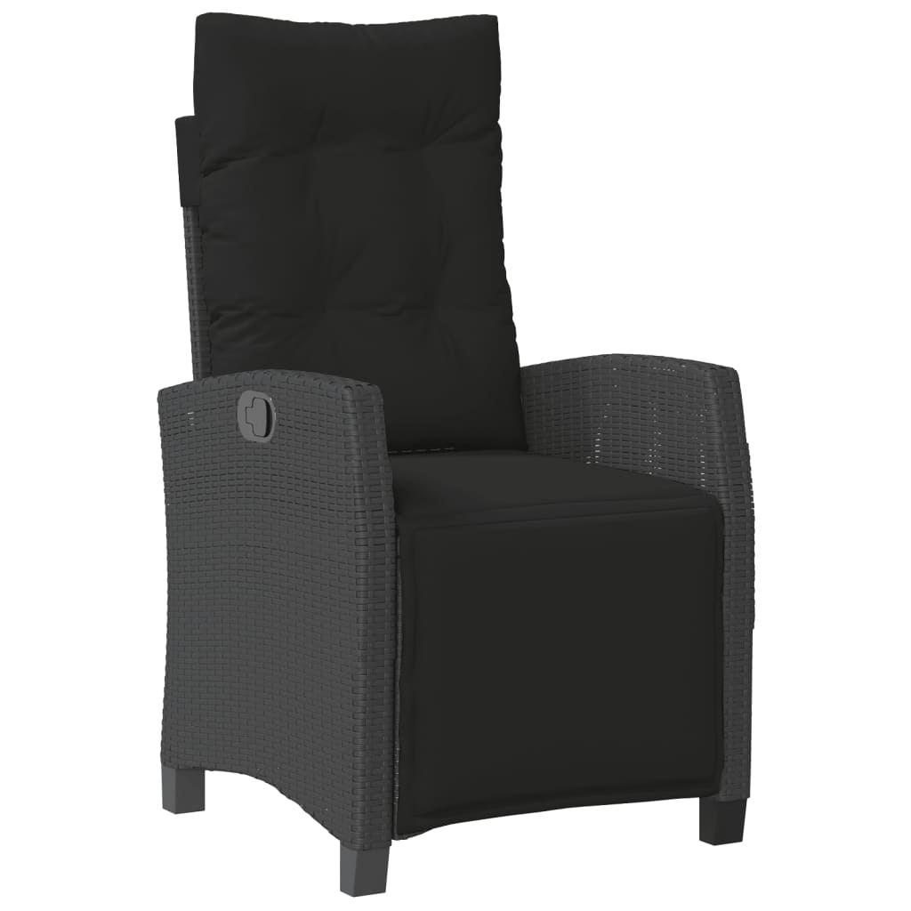 7-delige Tuinset met kussens poly rattan zwart is nu te koop bij PeponiXL, paradijselijk wonen!