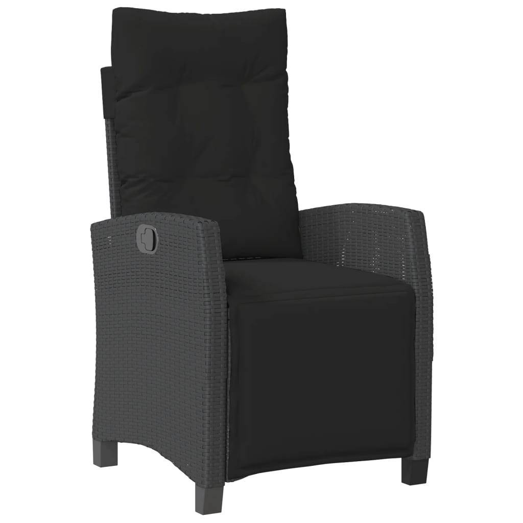 7-delige Tuinset met kussens poly rattan zwart is nu te koop bij PeponiXL, paradijselijk wonen!