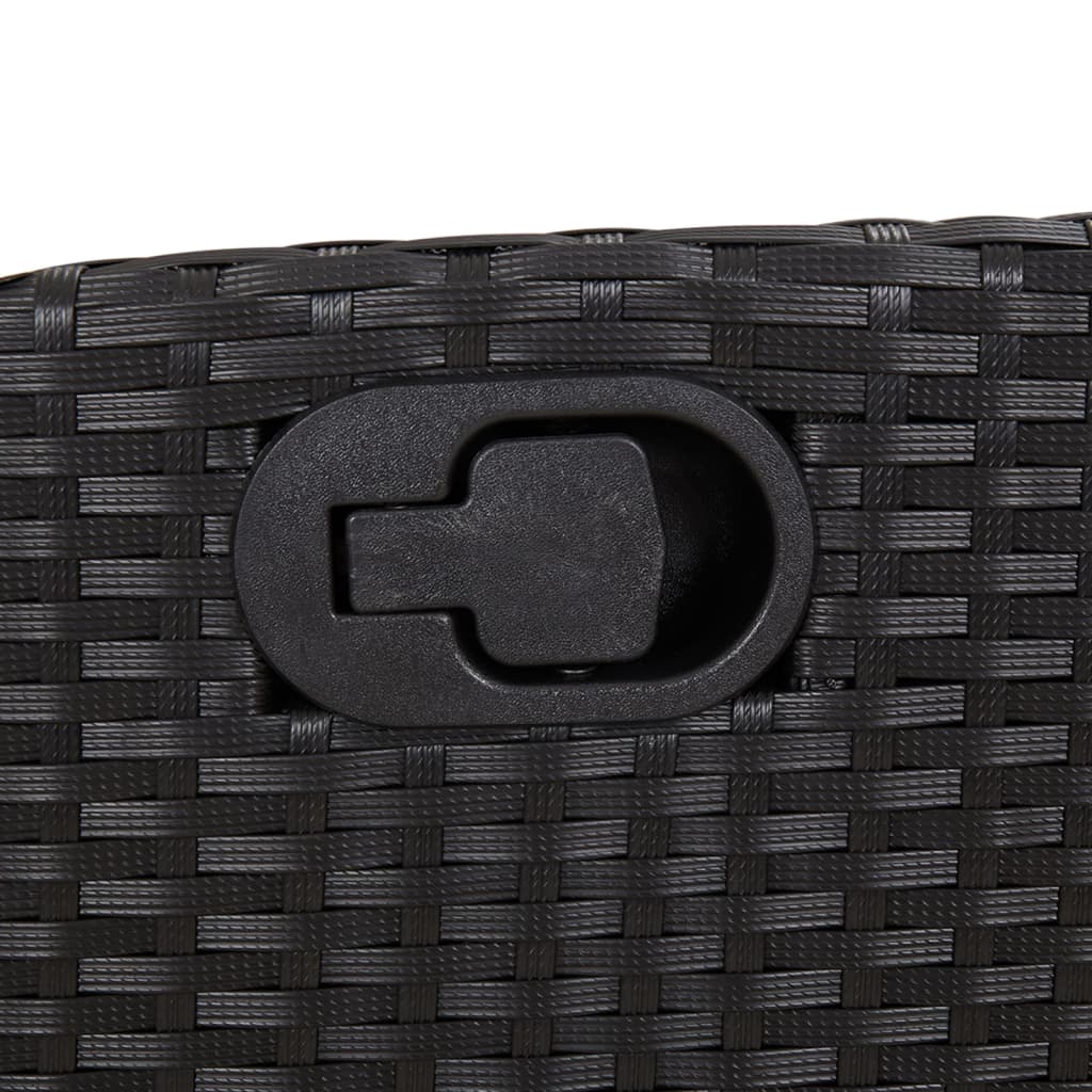 5-delige Tuinset met kussens poly rattan zwart is nu te koop bij PeponiXL, paradijselijk wonen!