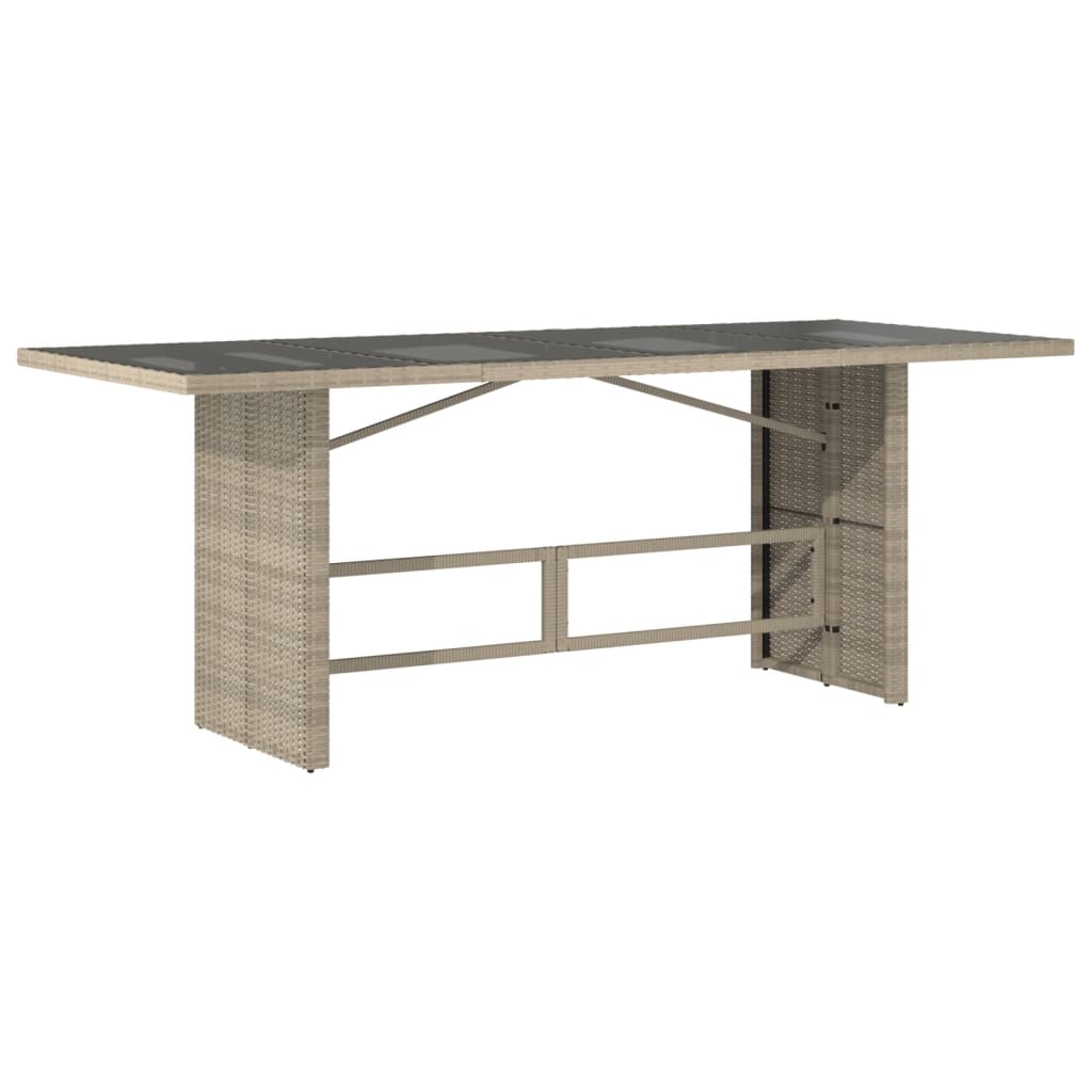 9-delige Tuinset met kussens poly rattan lichtgrijs is nu te koop bij PeponiXL, paradijselijk wonen!