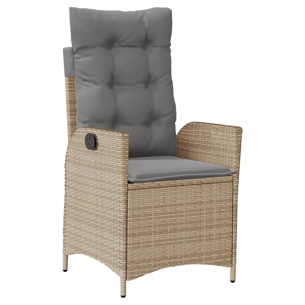 7-delige Tuinset met kussens poly rattan beige is nu te koop bij PeponiXL, paradijselijk wonen!