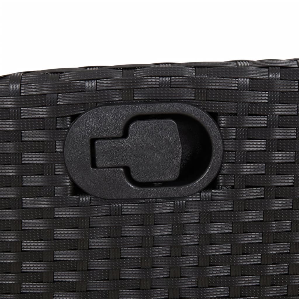 9-delige Tuinset poly rattan zwart is nu te koop bij PeponiXL, paradijselijk wonen!