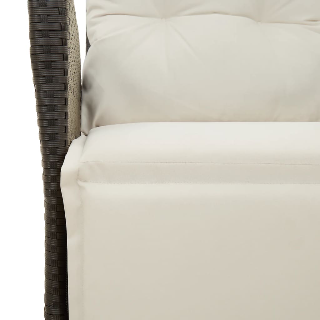 5-delige Tuinset met kussens poly rattan zwart is nu te koop bij PeponiXL, paradijselijk wonen!