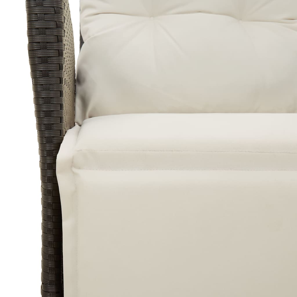 7-delige Tuinset met kussens poly rattan zwart is nu te koop bij PeponiXL, paradijselijk wonen!