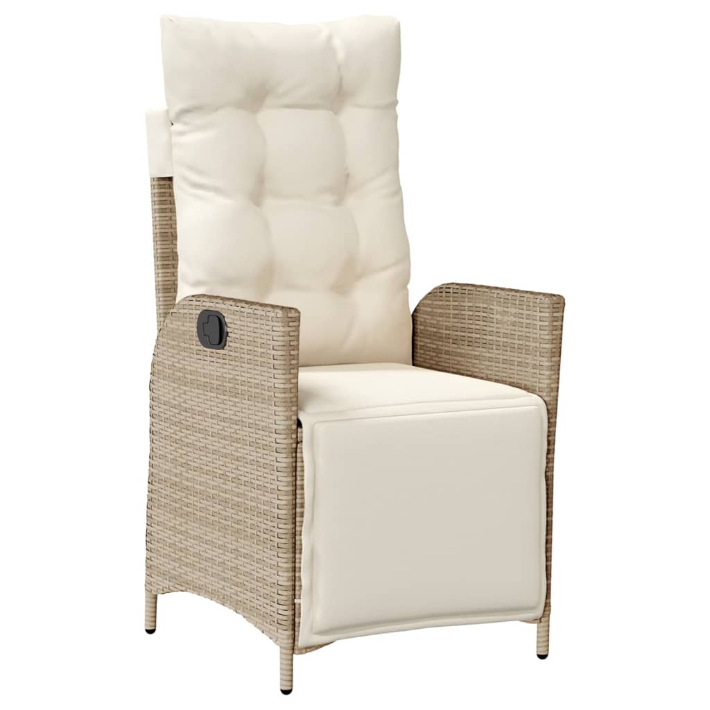 5-delige Tuinset met kussens poly rattan beige is nu te koop bij PeponiXL, paradijselijk wonen!