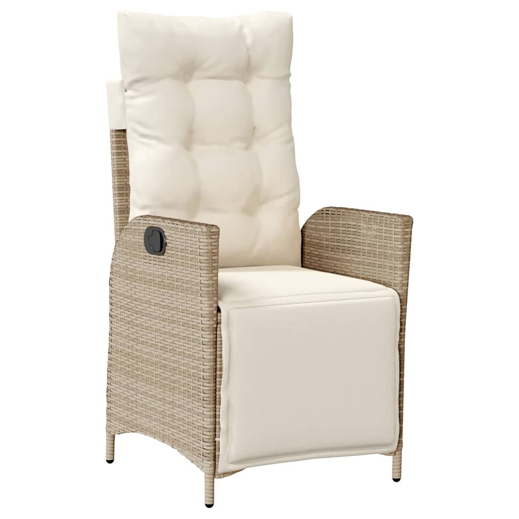 3-delige Tuinset met kussens poly rattan beige is nu te koop bij PeponiXL, paradijselijk wonen!