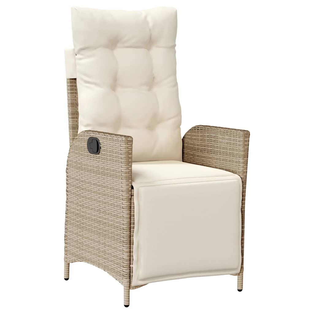 7-delige Tuinset met kussens poly rattan beige is nu te koop bij PeponiXL, paradijselijk wonen!