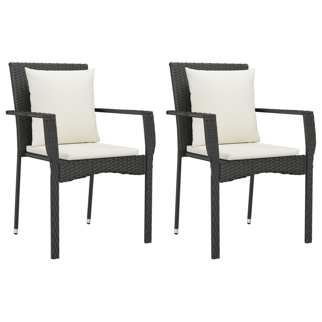 9-delige Tuinset poly rattan zwart is nu te koop bij PeponiXL, paradijselijk wonen!