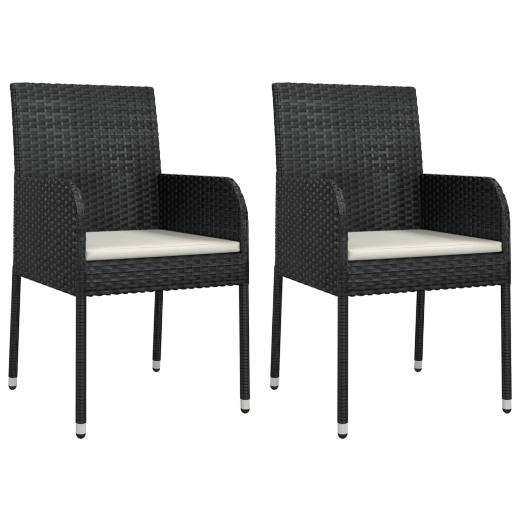 9-delige Tuinset poly rattan zwart is nu te koop bij PeponiXL, paradijselijk wonen!