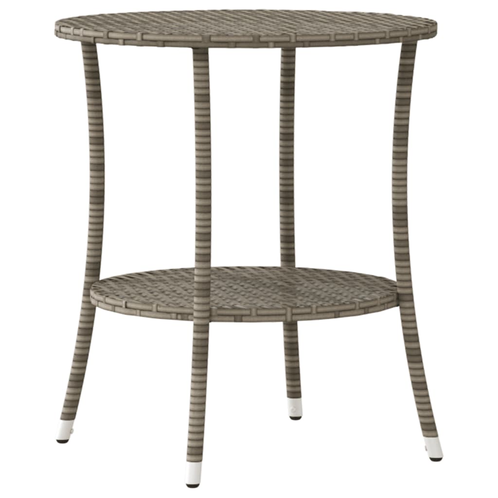 Tuinstoelen 2 st verstelbaar met tafel poly rattan grijs is nu te koop bij PeponiXL, paradijselijk wonen!