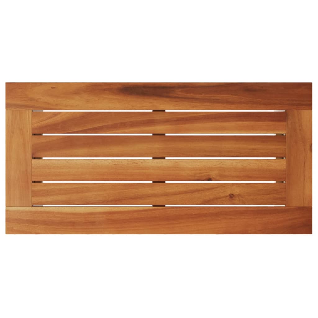 Tuinbijzettafel met houten blad 58x27,5x55 cm poly rattan beige is nu te koop bij PeponiXL, paradijselijk wonen!