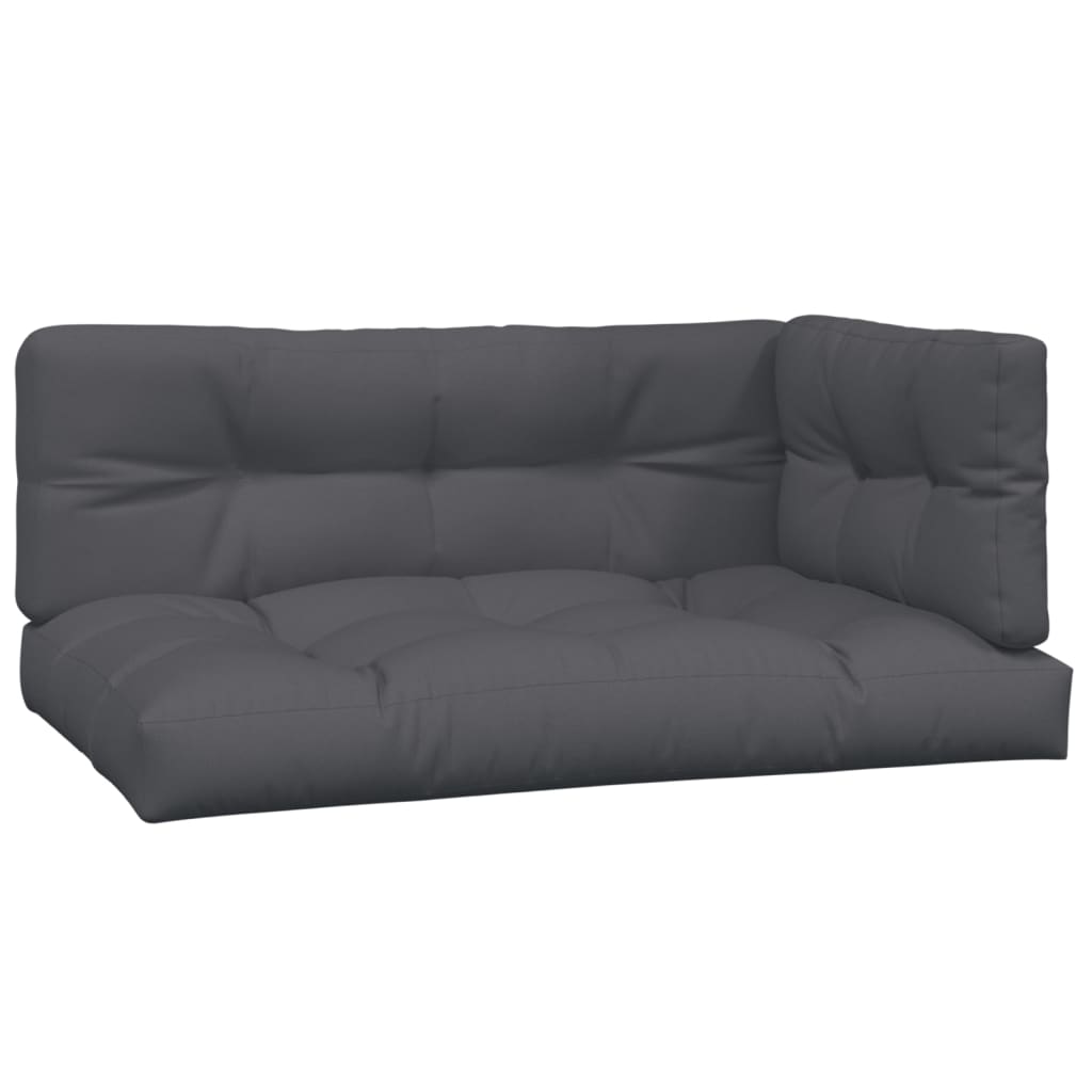 Tuinhoekbanken 2 st pallet met kussens massief acaciahout