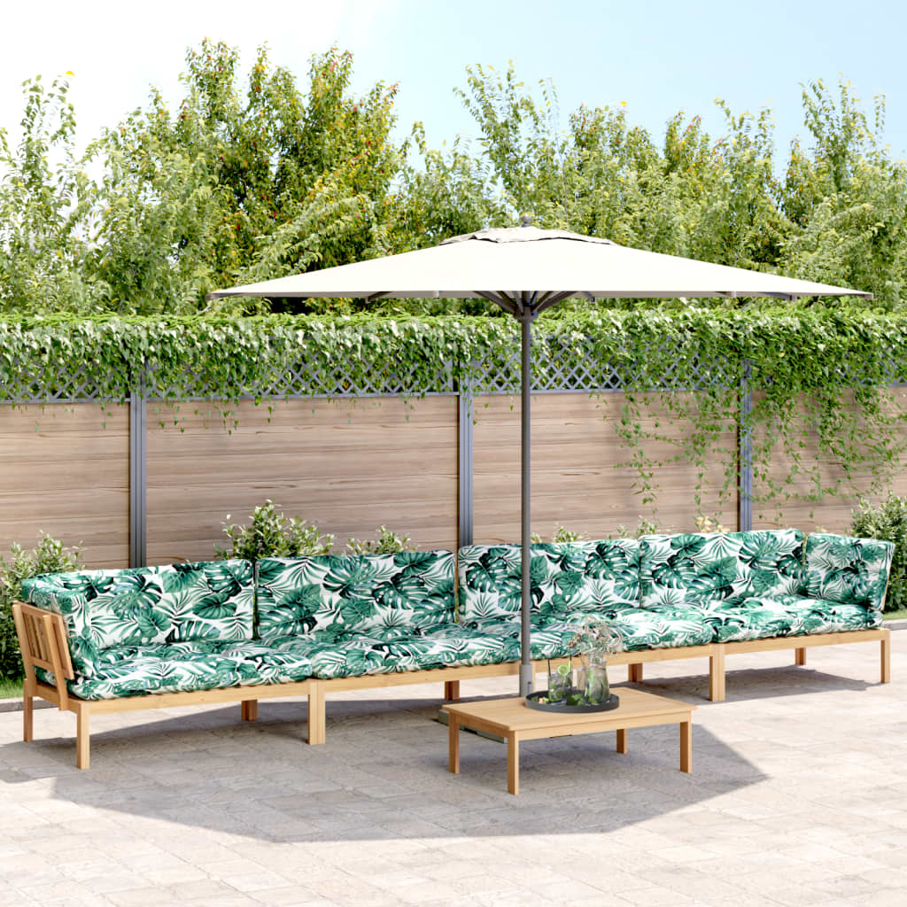 5-delige Loungeset pallet met kussens massief acaciahout is nu te koop bij PeponiXL, paradijselijk wonen!