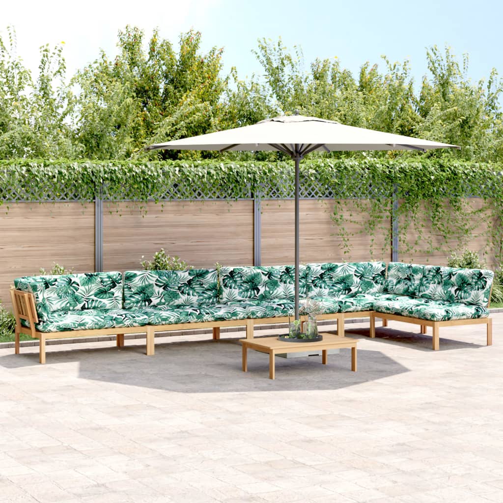 6-delige Loungeset pallet met kussens massief acaciahout is nu te koop bij PeponiXL, paradijselijk wonen!