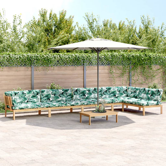 6-delige Loungeset pallet met kussens massief acaciahout is nu te koop bij PeponiXL, paradijselijk wonen!
