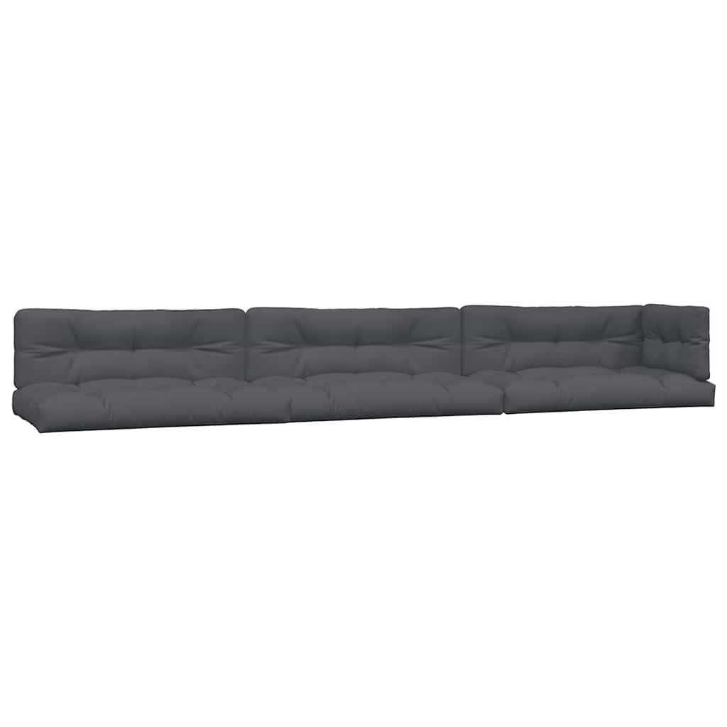 6-delige Loungeset pallet met kussens massief acaciahout