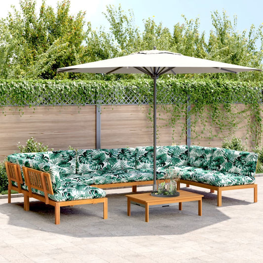 6-delige Loungeset pallet met kussens massief acaciahout is nu te koop bij PeponiXL, paradijselijk wonen!