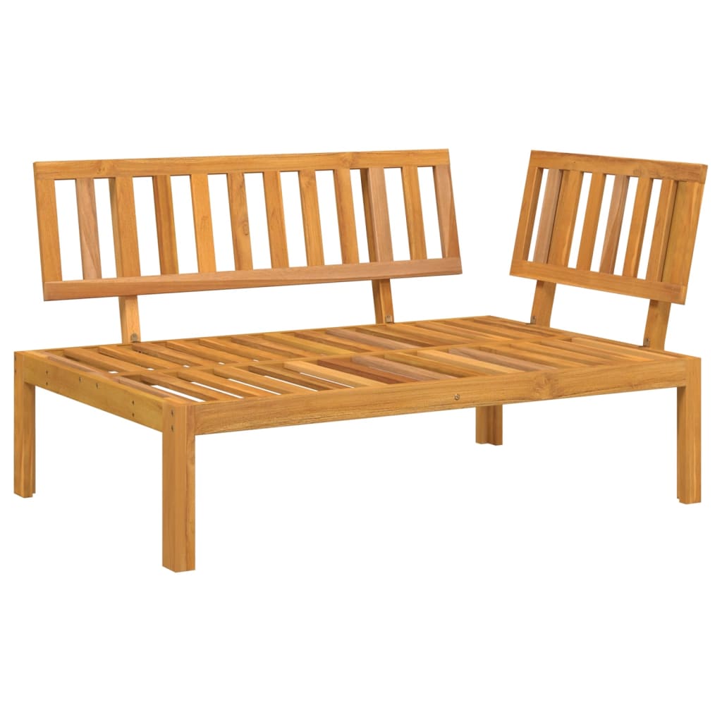 Tuinhoekbank pallet massief acaciahout is nu te koop bij PeponiXL, paradijselijk wonen!