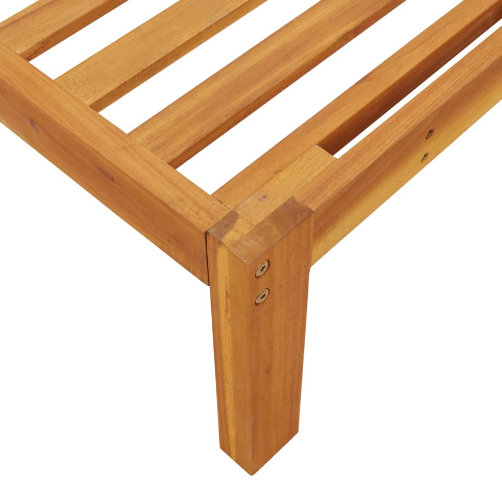 Tuinhoekbank pallet massief acaciahout is nu te koop bij PeponiXL, paradijselijk wonen!
