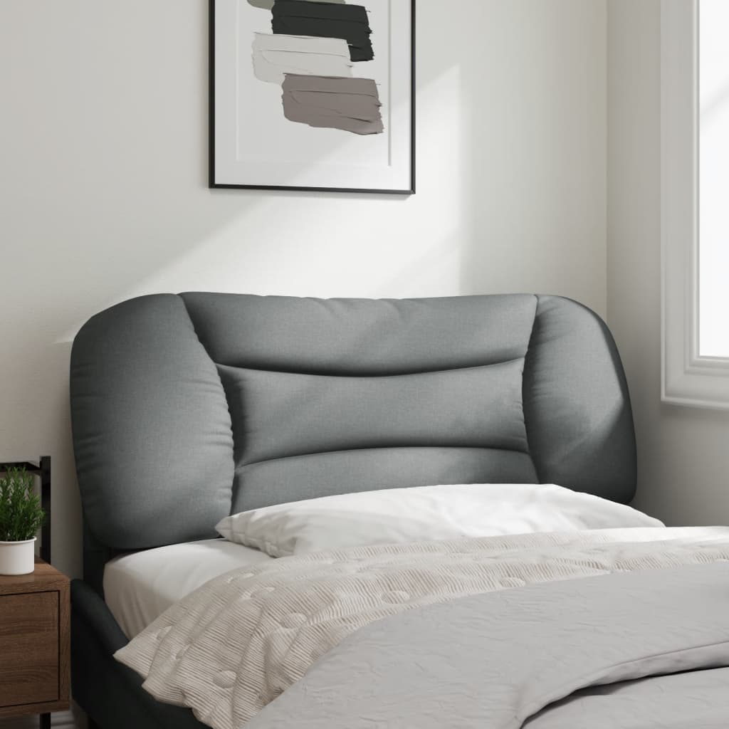Hoofdbordkussen "Hvar" Lichtgrijs 100 cm Stof is nu te koop bij PeponiXL, paradijselijk wonen!